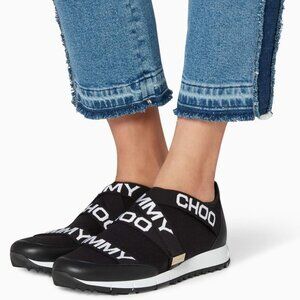 JIMMY CHOO Toronto Slip-On Logo Sneaker
